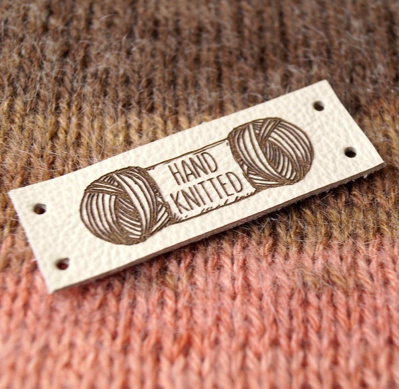 Knitting Labels Labels for Handmade Items Custom Clothing Etsy