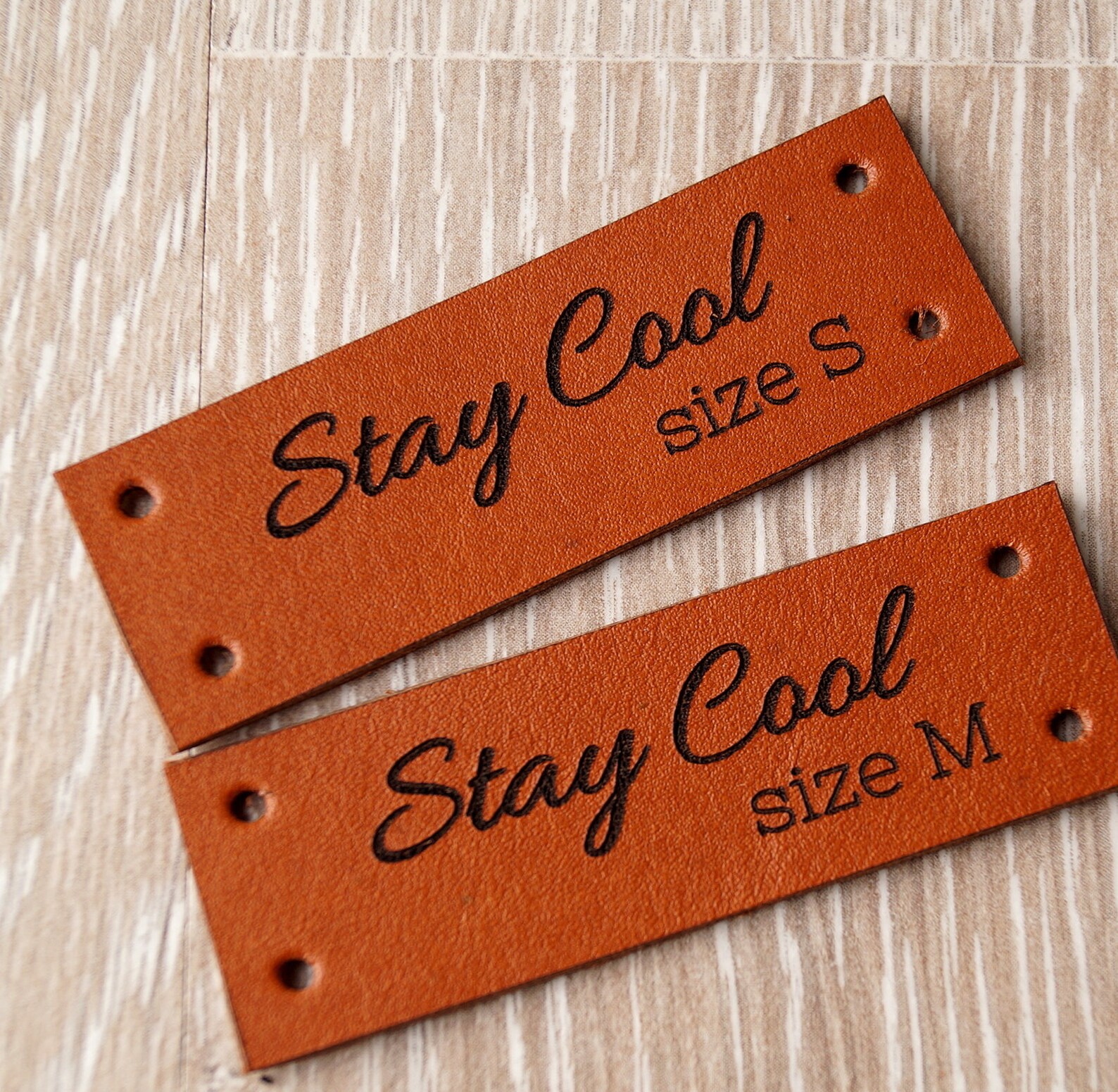 Leather Clothing Labels Personalized Labels Product Labels Etsy