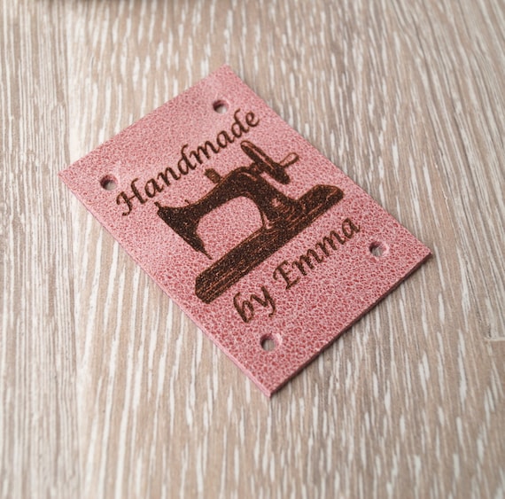 Handmade Sewing Labels Custom Labels Personalized Leather Etsy