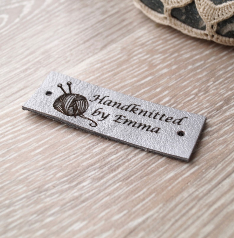 Personalized Garment Labels Custom Garment Labels Leather Etsy