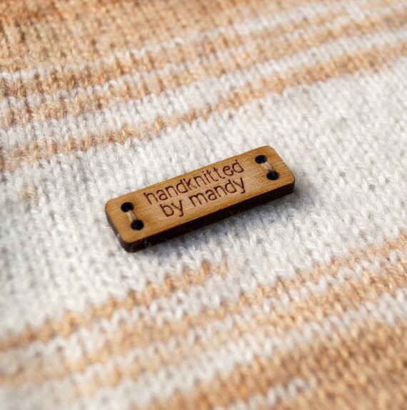 Wooden Labels Custom Garment Personalized Clothing Image 0