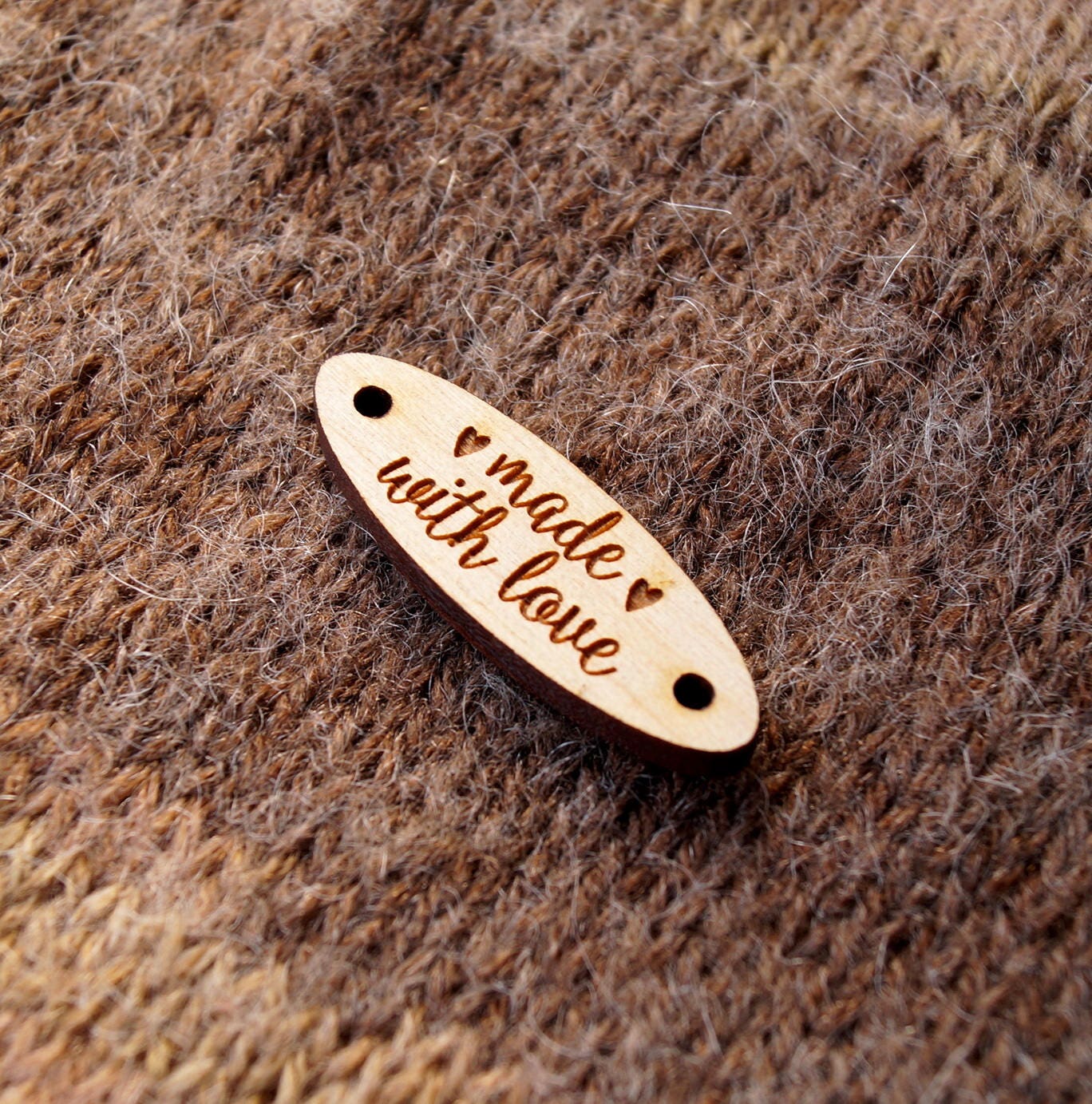 Custom Garment Labels Knitting Labels Wooden Labels Wooden Logo Tags