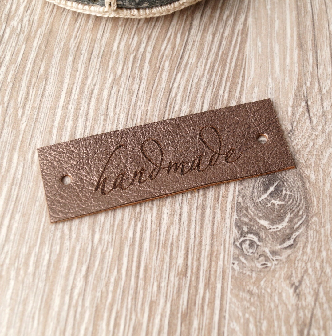 Leather Garment Labels, Custom Labels, Personalized Leather Labels ...