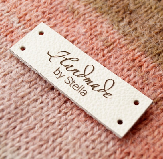 Leather Tags, Personalized Leather Labels, Custom Clothing Labels