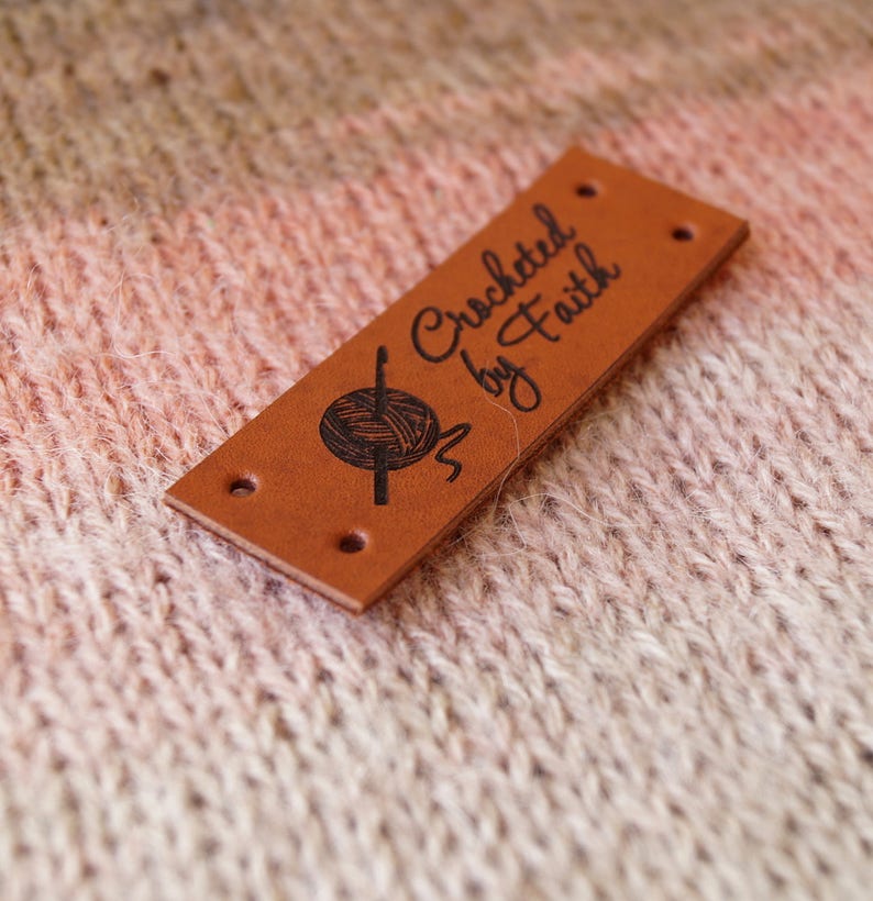 Leather Tags Personalized Leather Labels Custom Clothing Etsy UK