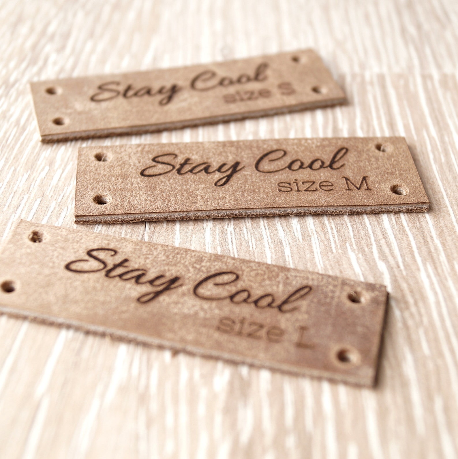 Leather Clothing Labels Personalized Labels Product Labels Etsy