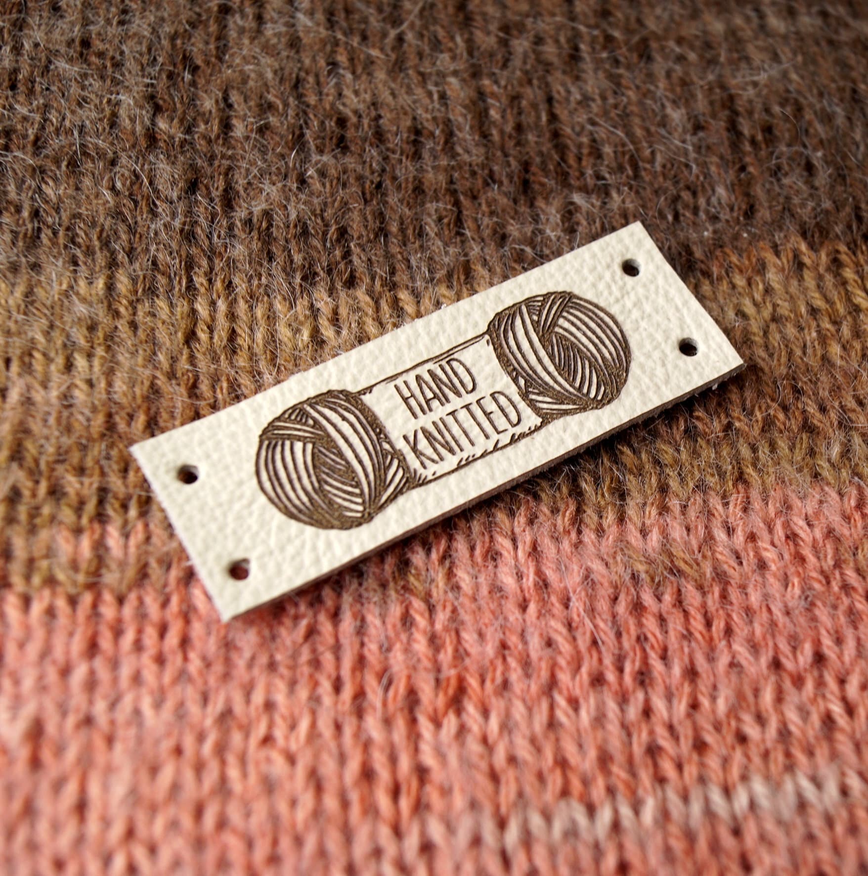 Knitting labels, labels for handmade items, custom clothing labels, product labels, leather labels, personalized labels with YOUR logo, 25pc