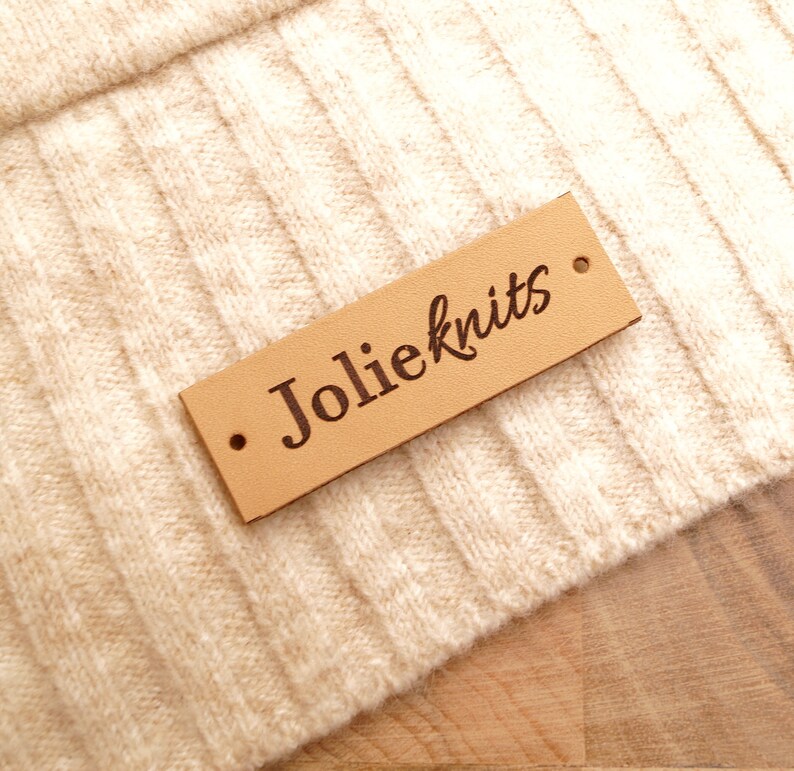 Custom Leather Labels Laser Engraved Tags Clothing Labels Etsy