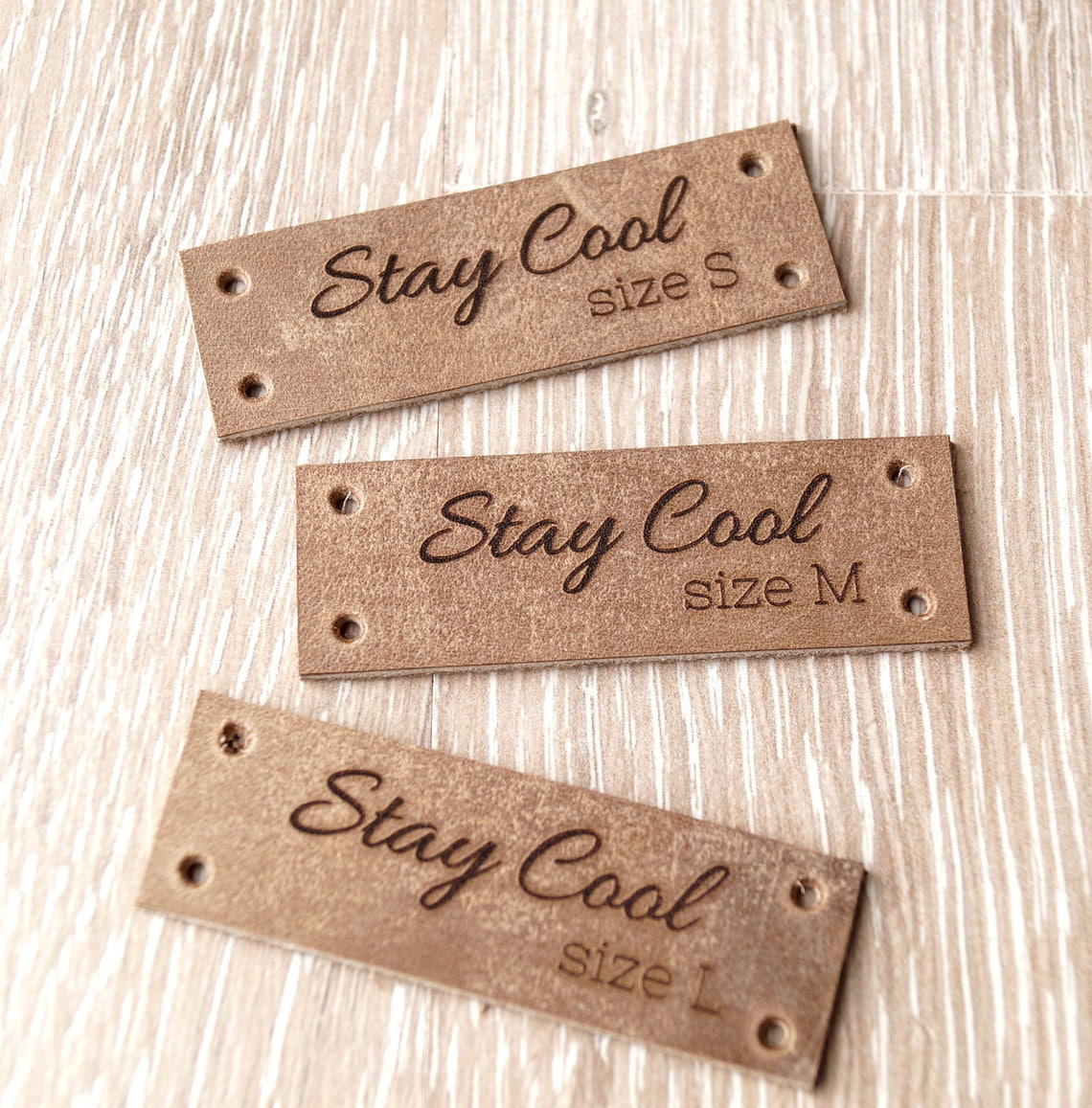 Leather Clothing Labels Personalized Labels Product Labels Etsy
