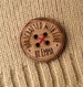 Wooden buttons, personalized wooden buttons for knitted and crocheted items, buttons for handmade items, custom wooden buttons, set of 25 