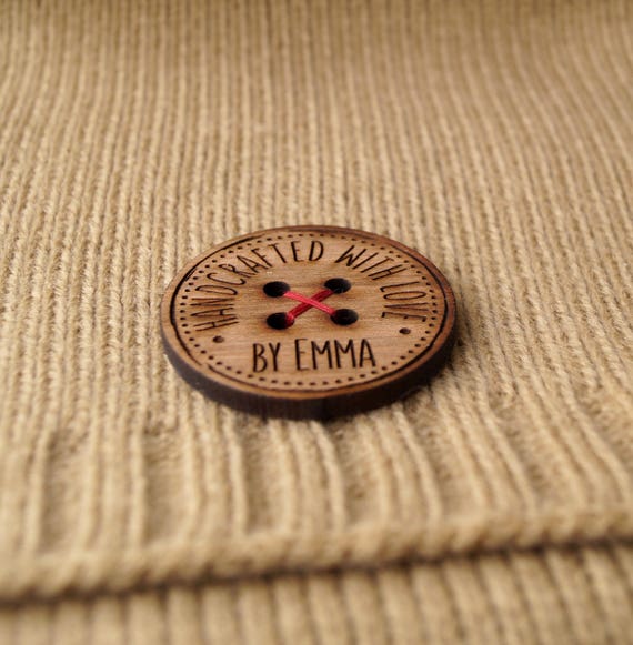 Personalised labels for handmade items
