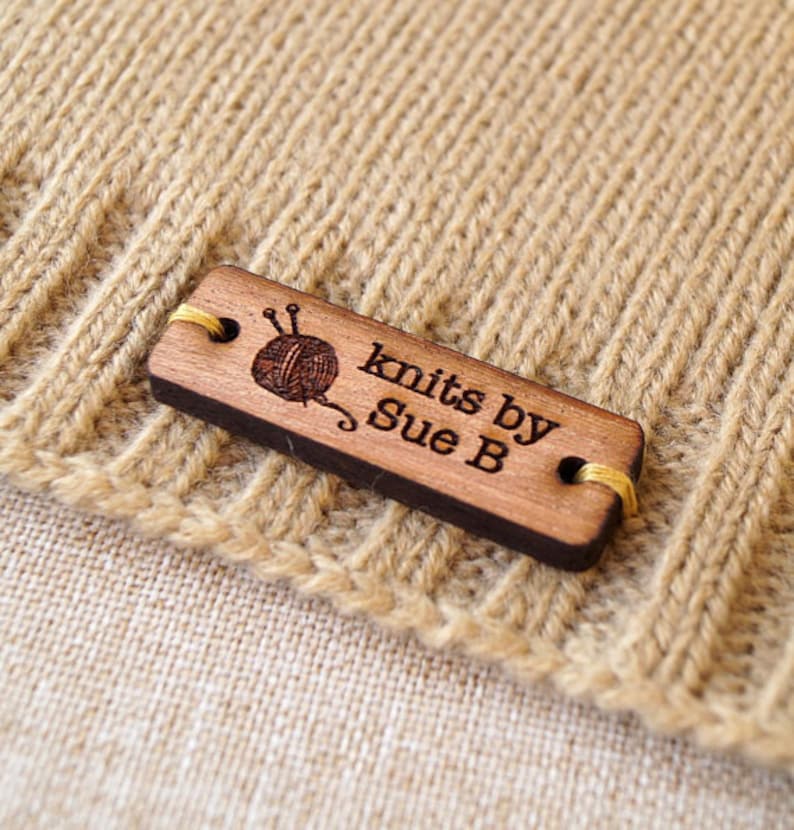 Custom Wooden Tags Garment Labels Clothing Image 0