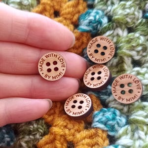 Bottoni Piatti 2 Fori Blu Scuro 20 Mm | Mondial Tissus - Foto 6