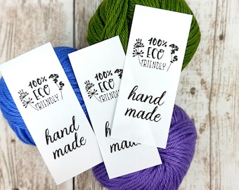 Etiquetas de cuidado, etiquetas de satén blanco, logotipo personalizado, texto personalizado, etiquetas de instrucciones de cuidado, etiquetas de ropa personalizadas, etiquetas de satén, etiquetas de cuidado