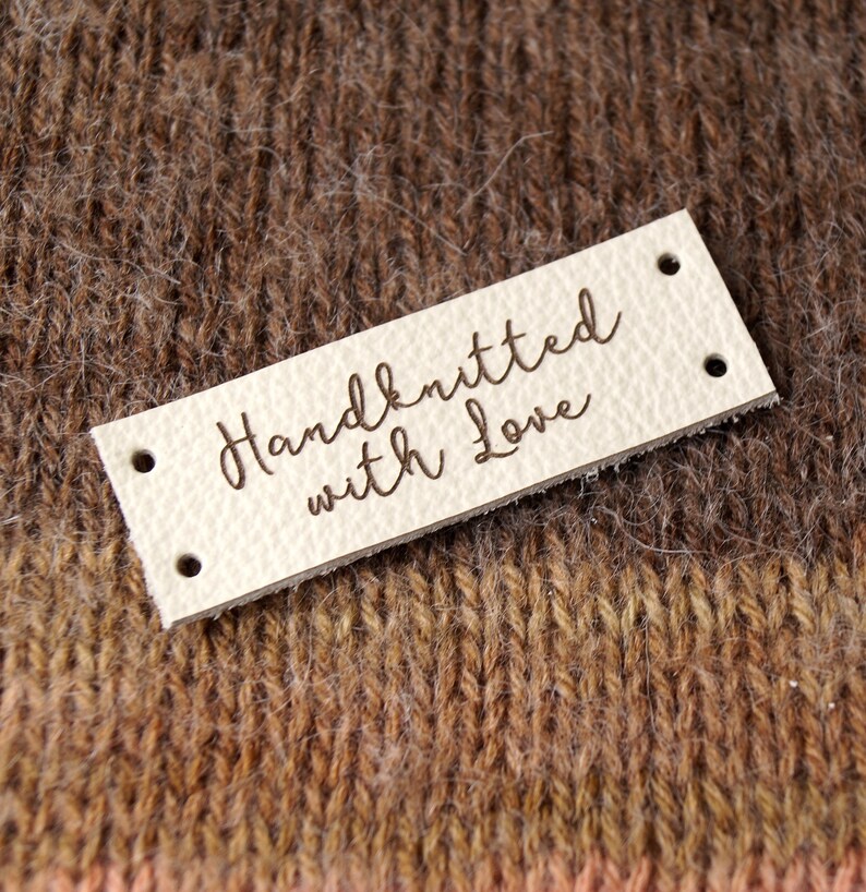 Labels for Handmade Items Knitting Labels Custom Garment - Etsy