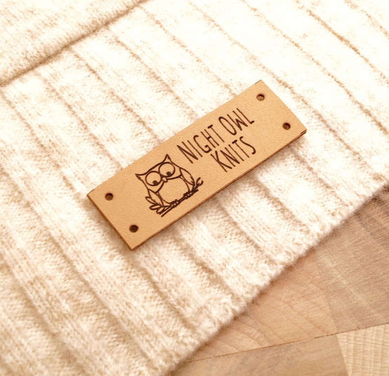 Custom Leather Labels Laser Engraved Tags Clothing Labels Etsy