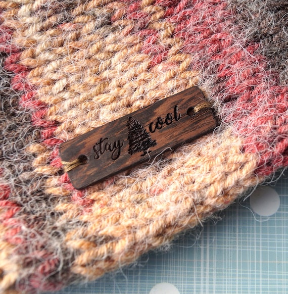 Hölzerne Kleidung Etiketten kundenspezifische Kleidungsstück | Etsy