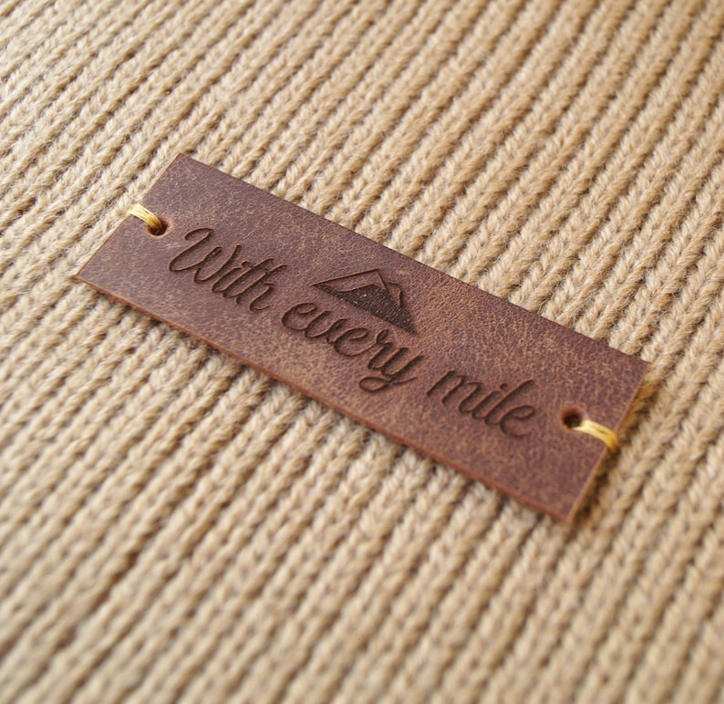 Personalized Labels Custom Clothing Labels Leather Labels Etsy