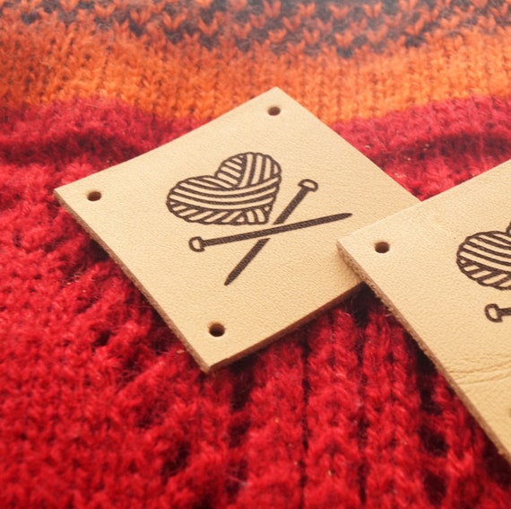 Labels for Handmade Items, Knitting Labels, Labels for Crochet