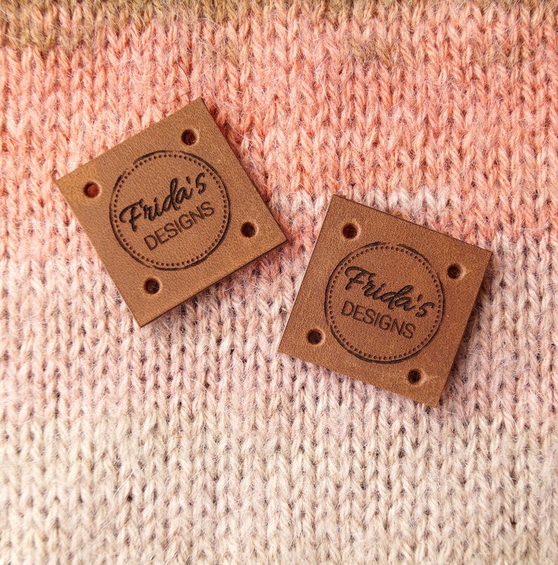 Custom clothing labels leather labels leather tags Etsy