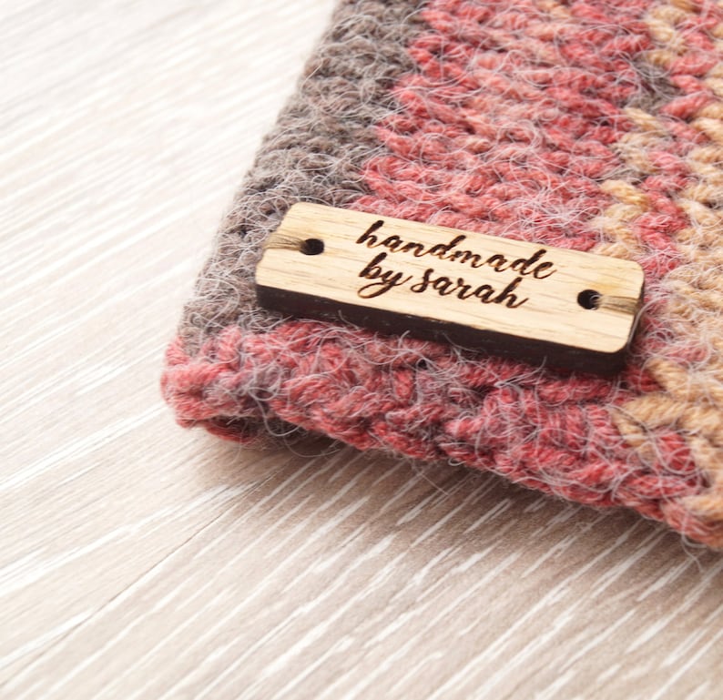 Clothing Labels Custom Wooden Garment Personalized Image 0