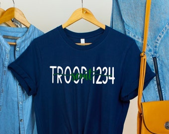 Scout Troop Shirt: Personalized Cotton Unisex Tee