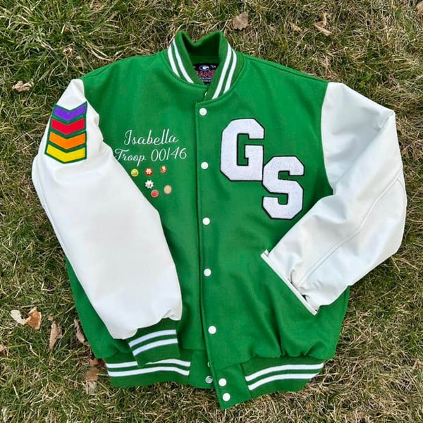 Girl Scout Letterman Jacket Etsy