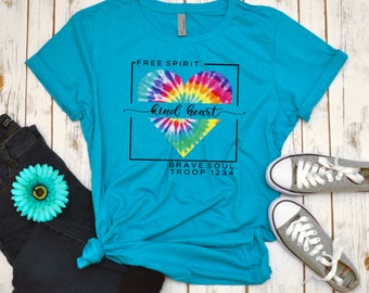 Free Spirit Kind Heart Brave Soul Troop Shirt