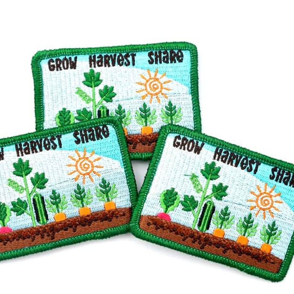 Grow Harvest Share Fun Patch / Gardening Fun Patch / Farm Fun Patch