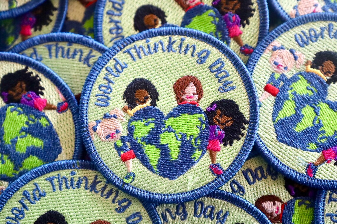 Inclusive World Thinking Day Fun Patch / Girl Scout World Etsy
