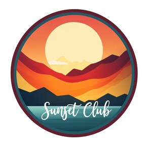 Sunset Club Fun Patch
