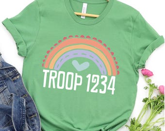Pastel Rainbow Scout Troop Shirt