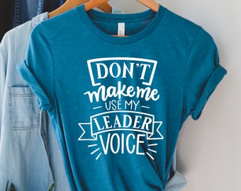 Scout Leader Shirt: "Leader Voice" Graphic Tee