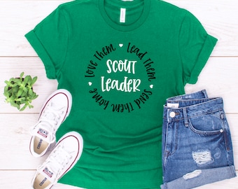 Scout Leader Shirt: Love Them Lead Them Graphic Tee