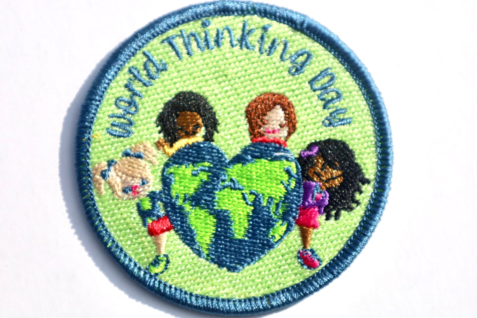 Inclusive World Thinking Day Fun Patch / Girl Scout World Etsy