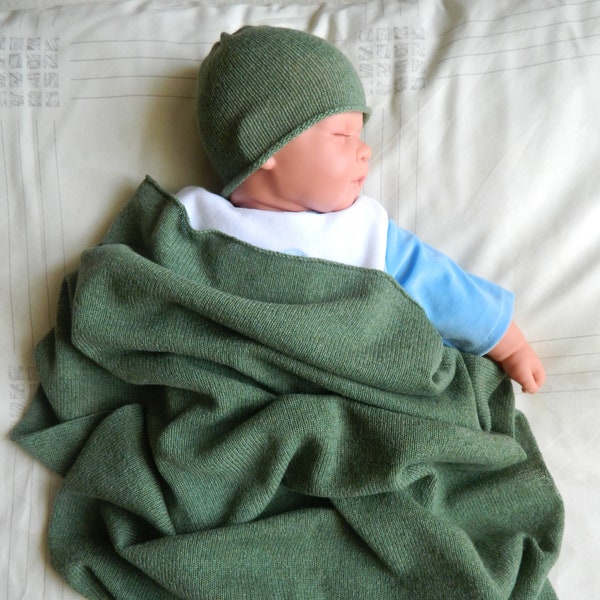 Babydecke, 100% Cashmere, ca. 60 x 80 cm, Geschenk zur Geburt