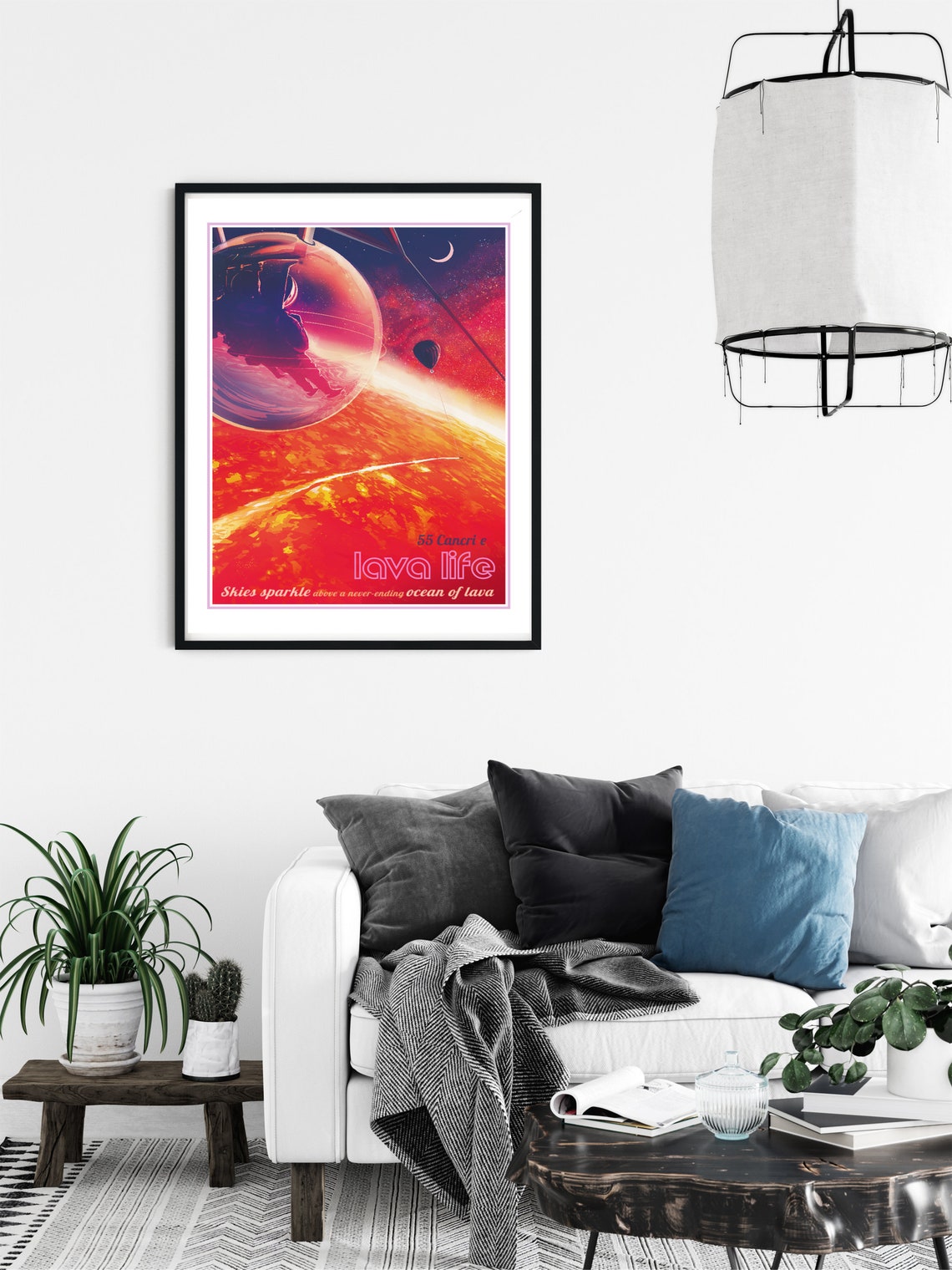 Vintage Space Poster Print. Nasa Retro Mid Century Picture - Etsy.de
