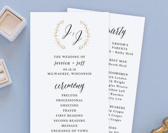 wedding programs etsy