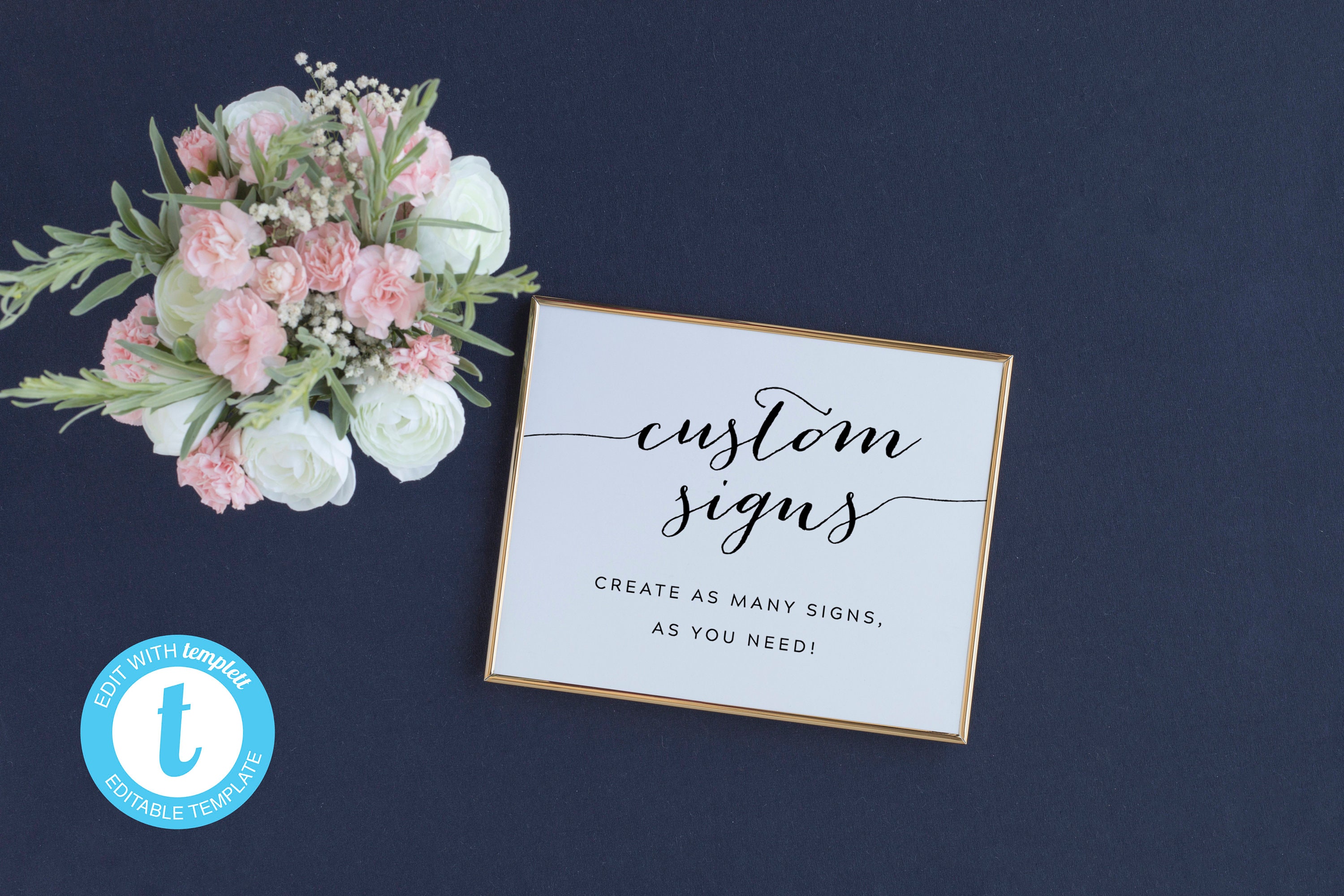 Printable Wedding Signs Wedding Decorations Rustic Custom | Etsy