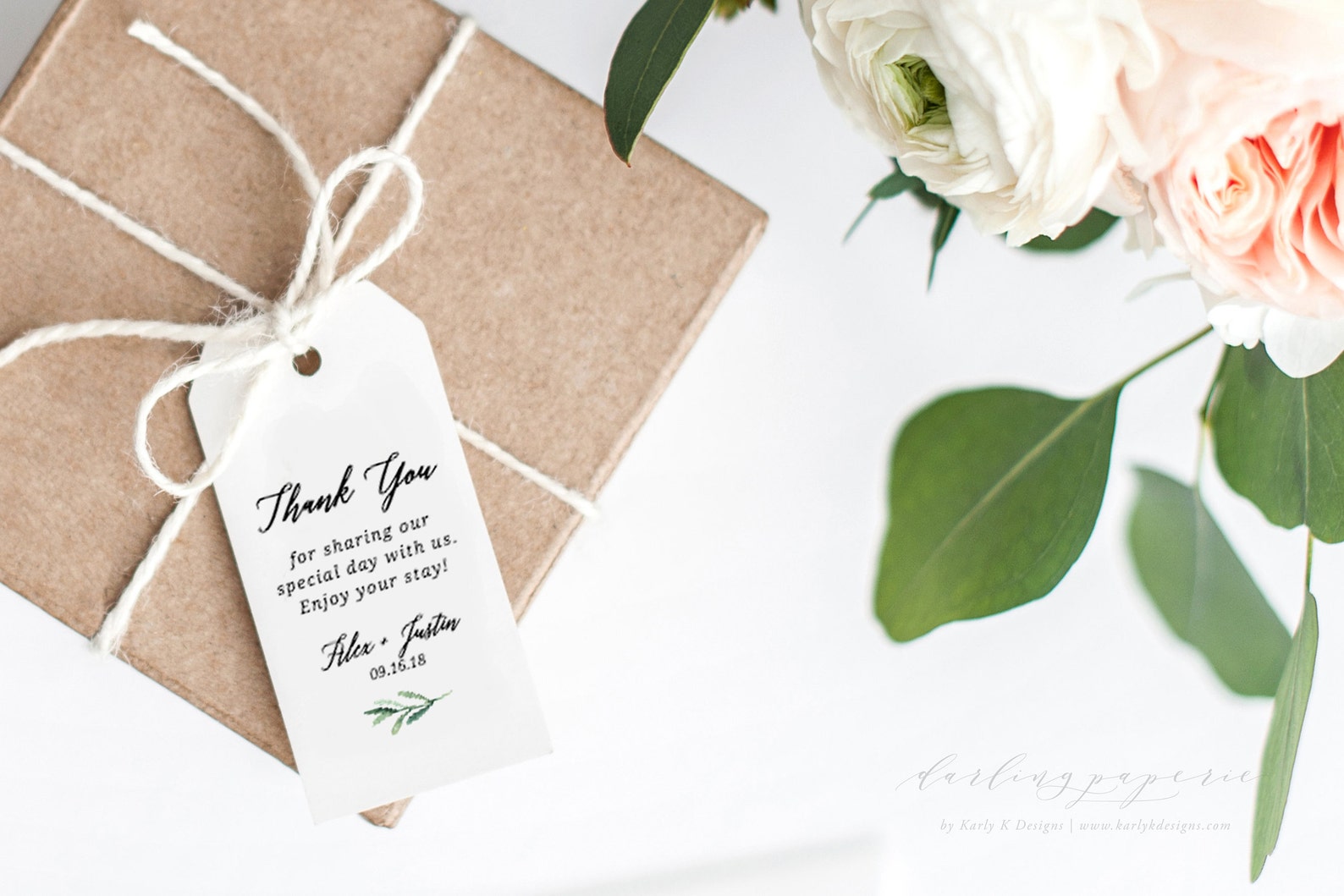 Wedding Favor Tags Printable Custom Wedding Favor Tags | Etsy