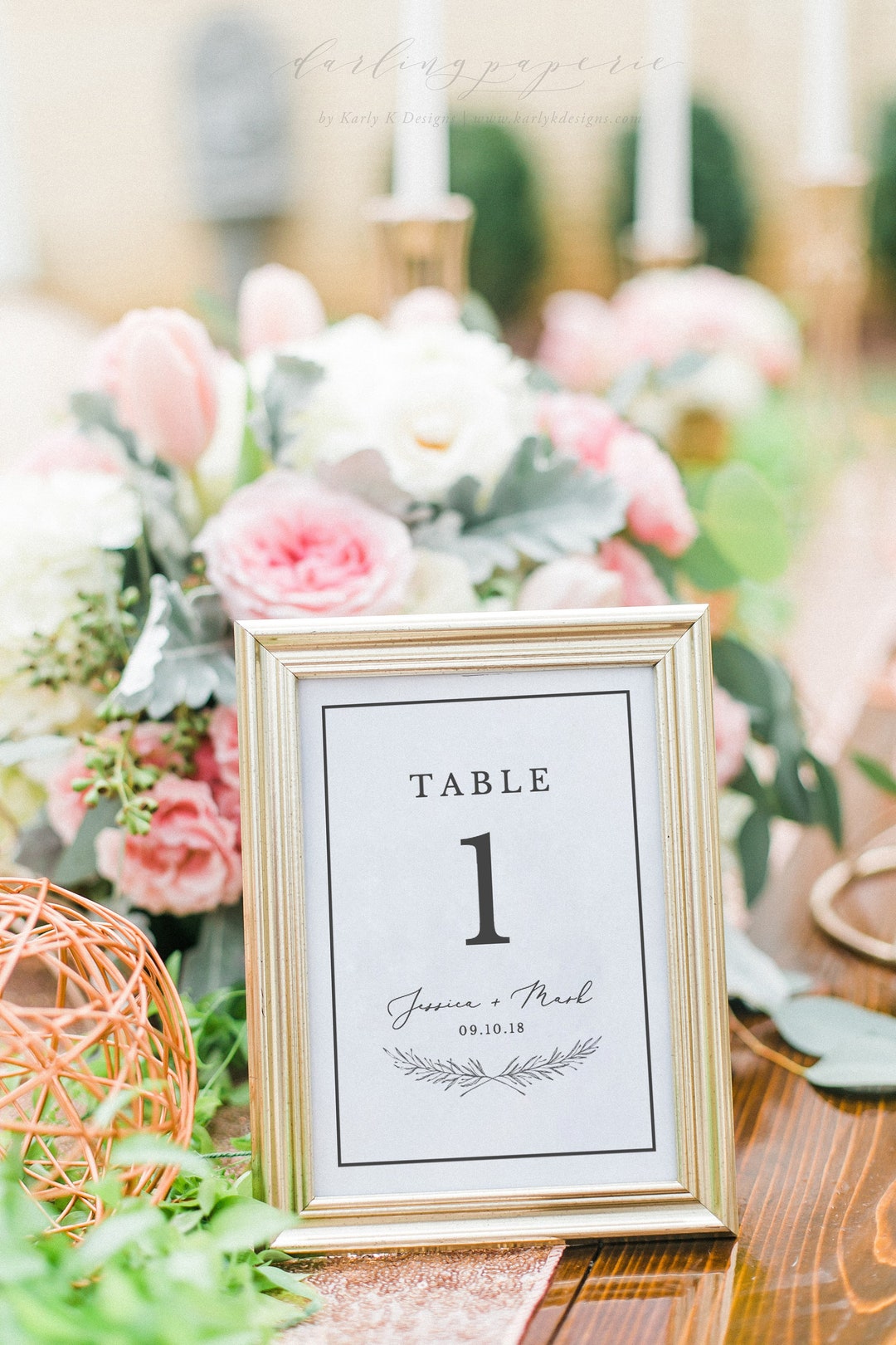 Table Number Cards Table Numbers Template Printable Table Etsy