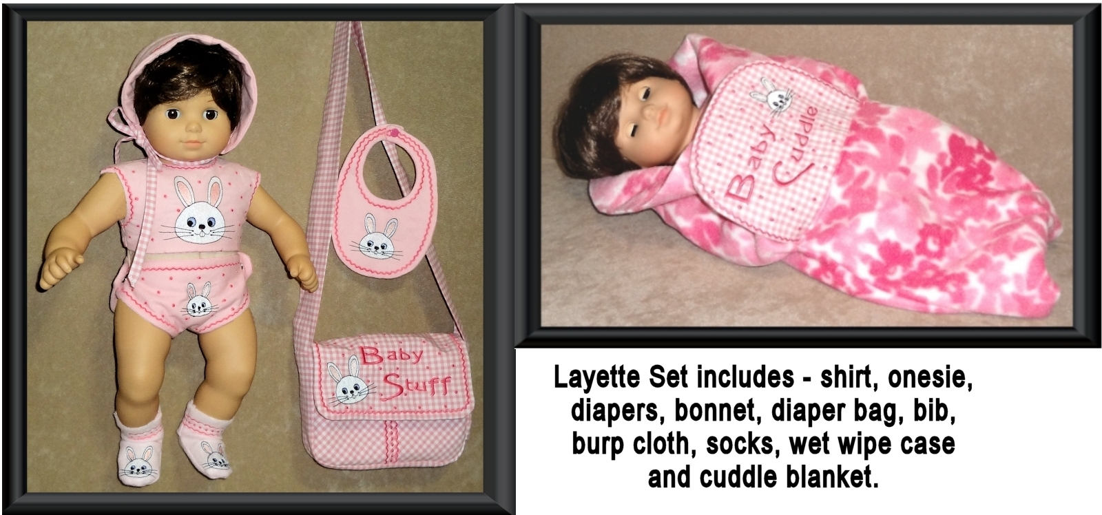 Bitty Baby Layettefits 1315 Baby Dolls D013..in the Hoop