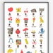 Printable Alphabet Postercolorful Posterprintable Wall Art - Etsy