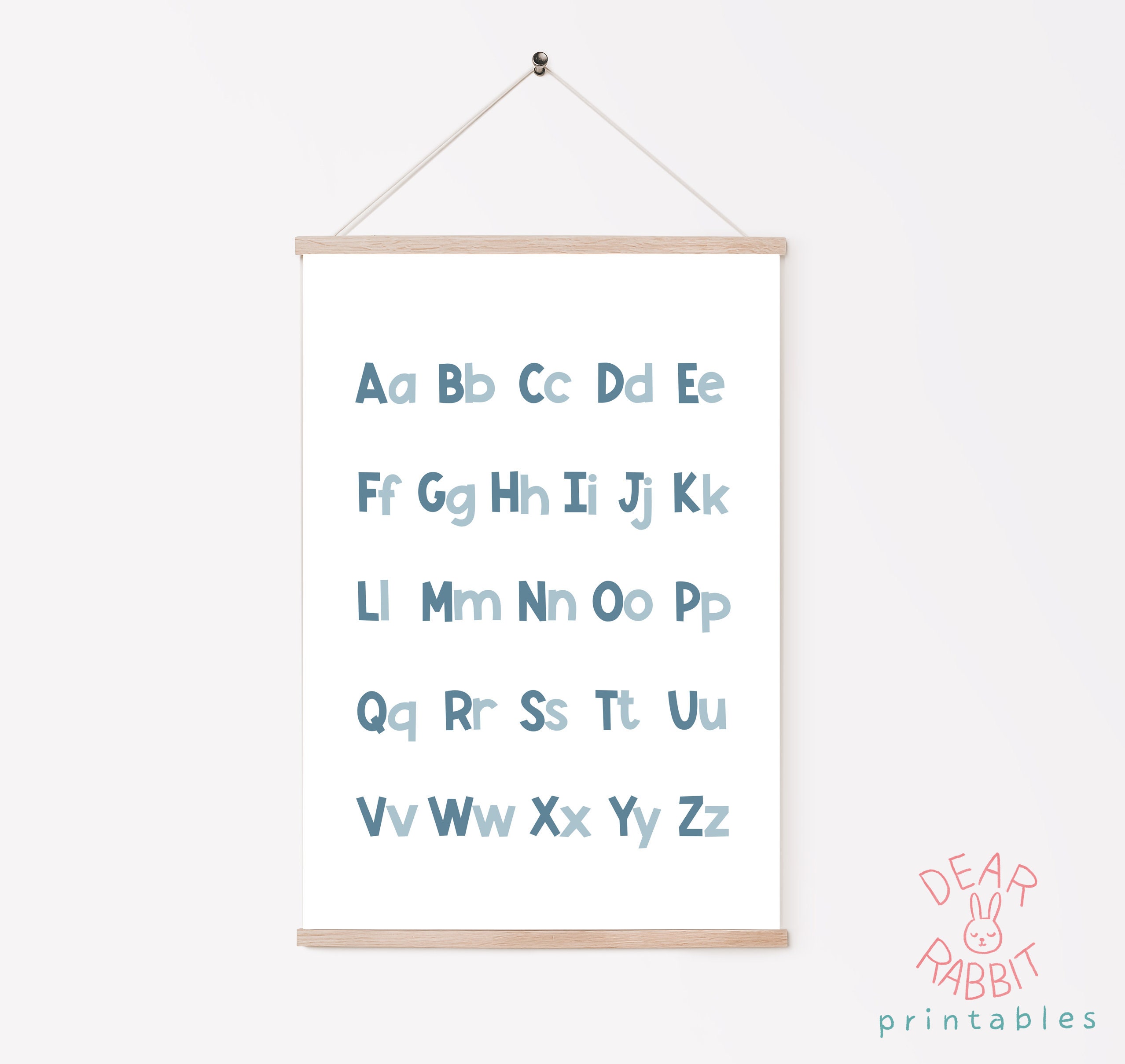 Alphabet Printable, ABC Poster, Alphabet Wall Art, ABC Wall Art, ABC ...