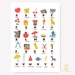 Printable Alphabet Postercolorful Posterprintable Wall Art - Etsy