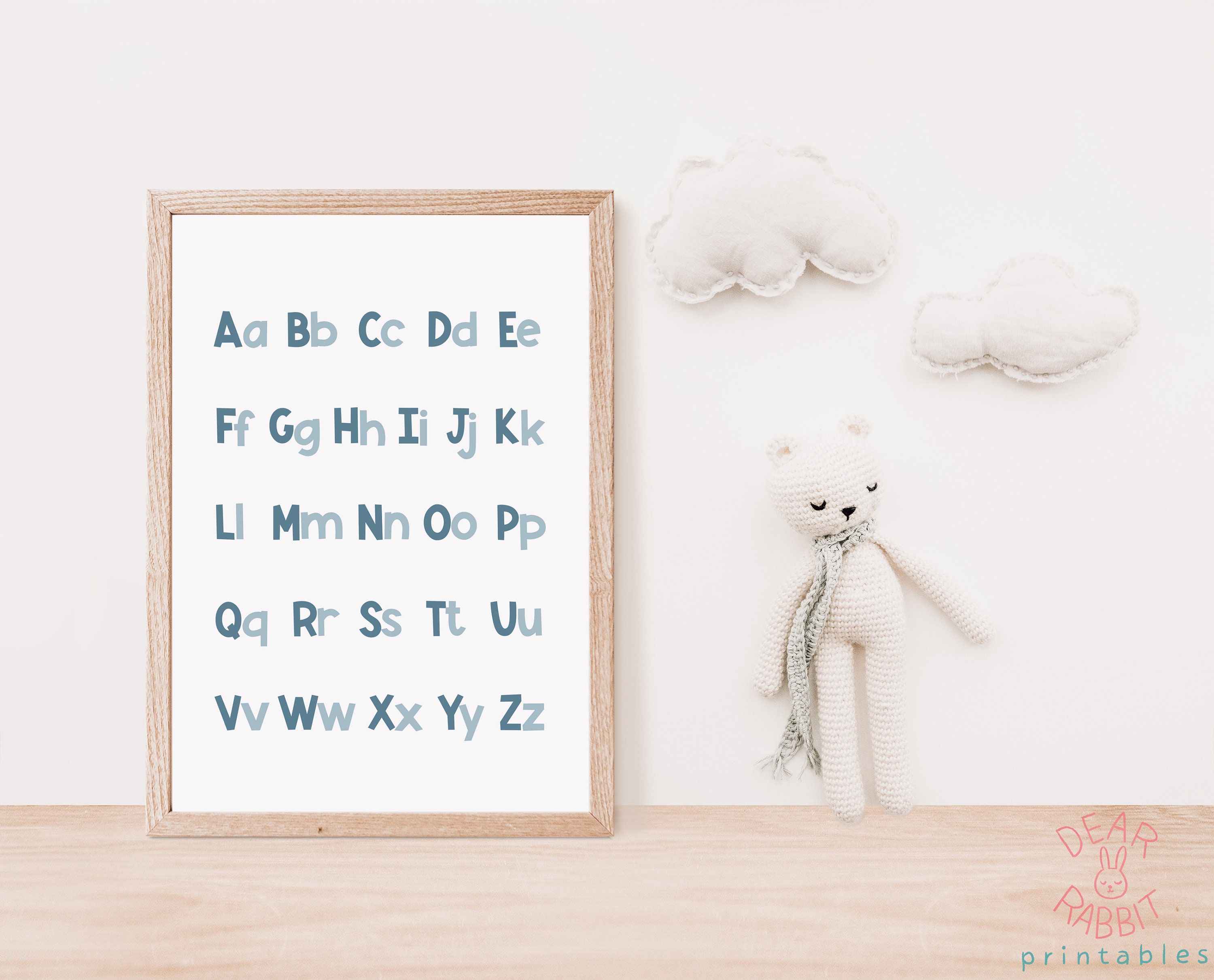 Alphabet Printable, ABC Poster, Alphabet Wall Art, ABC Wall Art, ABC ...