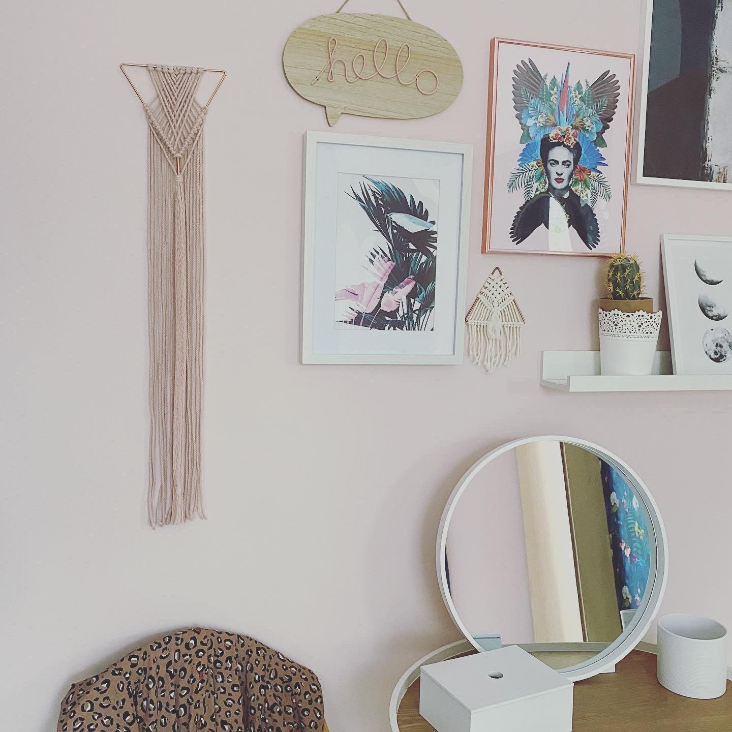 Macrame Triangle Wall Hanging Etsy