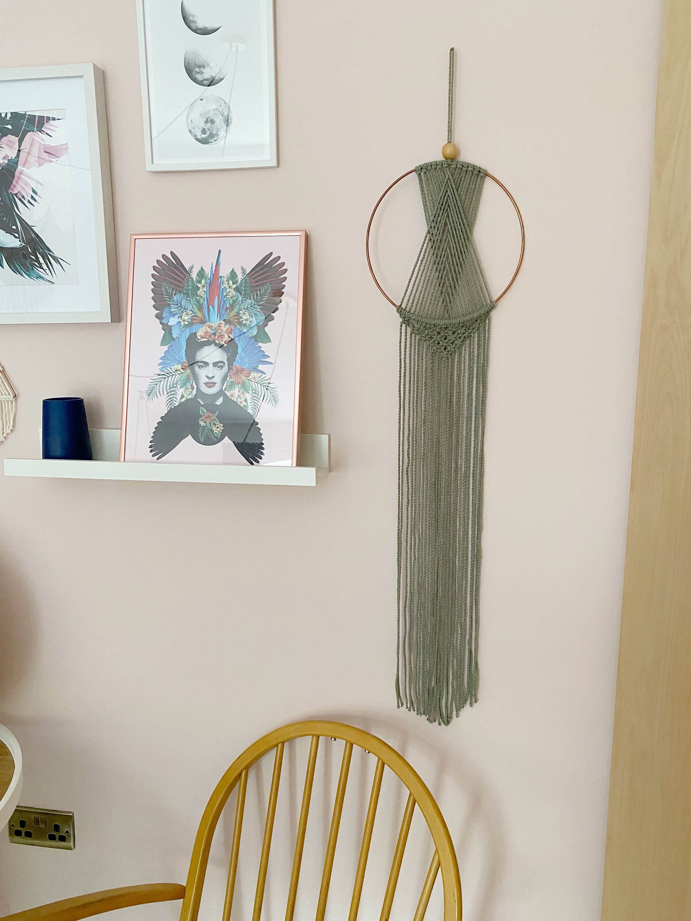 Wall Hanging Macrame Hoop Etsy