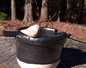 Handmade Wren Bird Ashtray, Ceramic ashtray