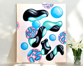 Becoming//color pencil drawing// Drawings // etsy gifts